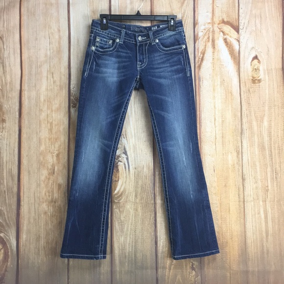 🌸Miss Me JW6043B Bootcut Denim Jean Size 27 - Picture 3 of 8